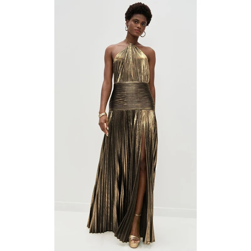 Luxury Corset Evening Dress for Women – Off Shoulder Slit Maxi Gown for Prom & Cocktail Party