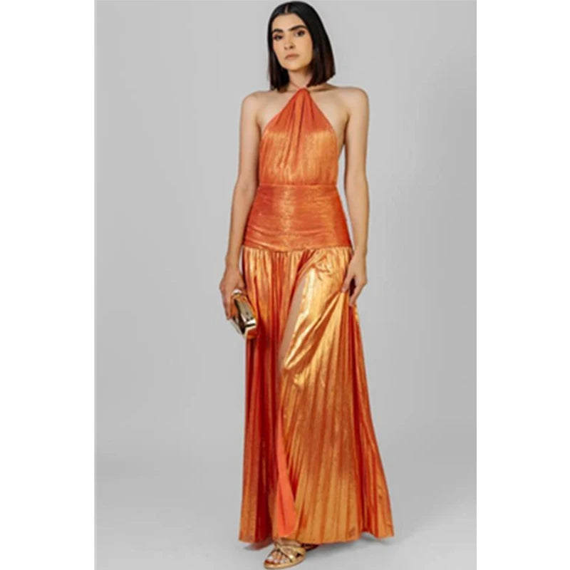 Luxury Corset Evening Dress for Women – Off Shoulder Slit Maxi Gown for Prom & Cocktail Party