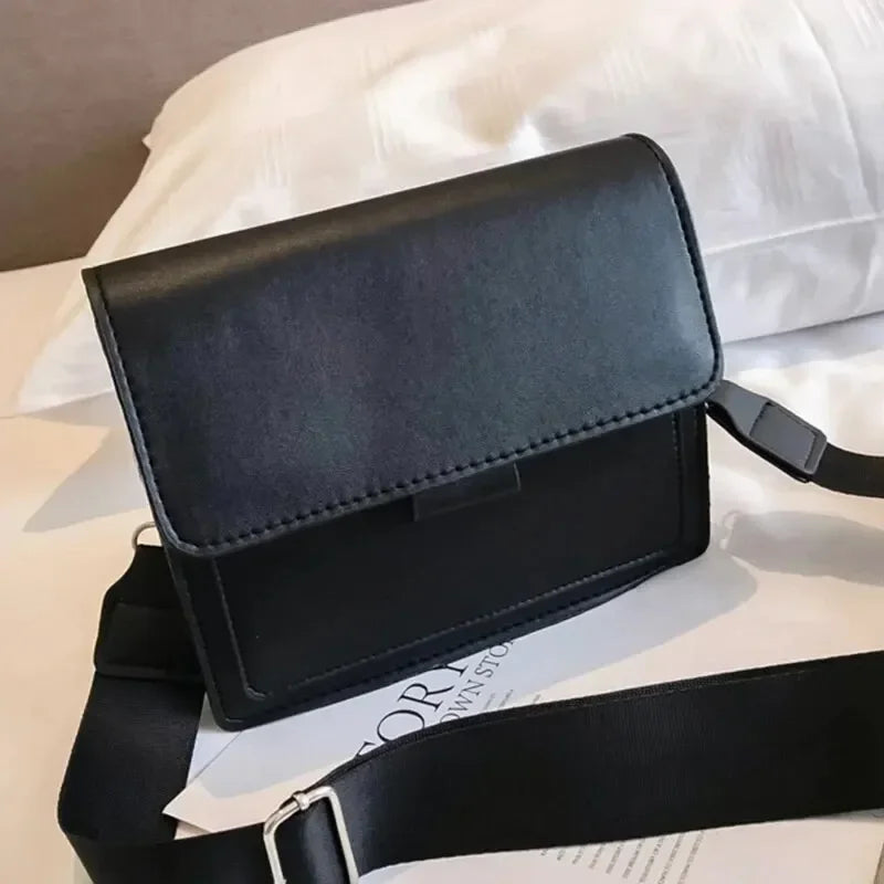 Women’s PU Leather Crossbody Bag – Fashion Shoulder Messenger Handbag