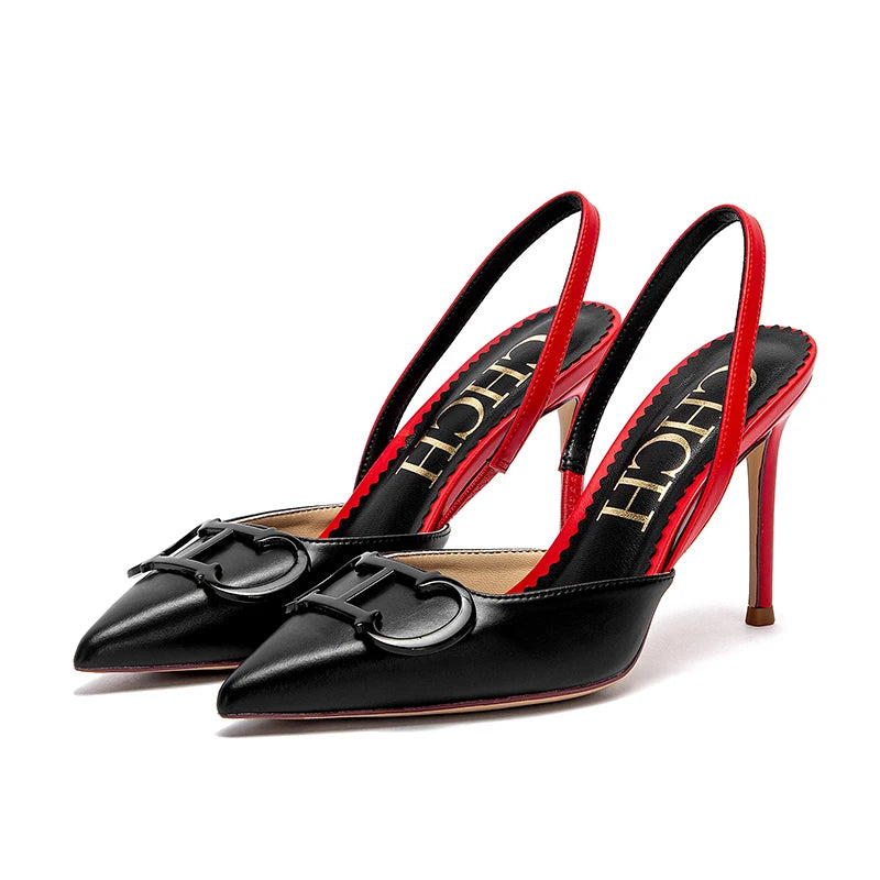 LuxeMuse™ CHCH Strappy Platform Heels