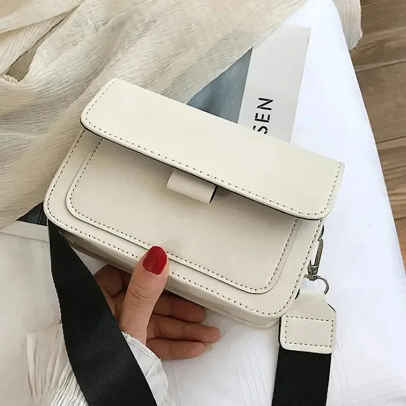 Women’s PU Leather Crossbody Bag – Fashion Shoulder Messenger Handbag