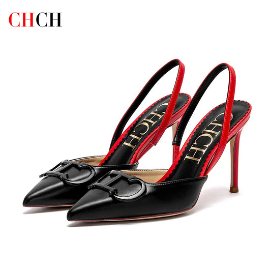 LuxeMuse™ CHCH Strappy Platform Heels