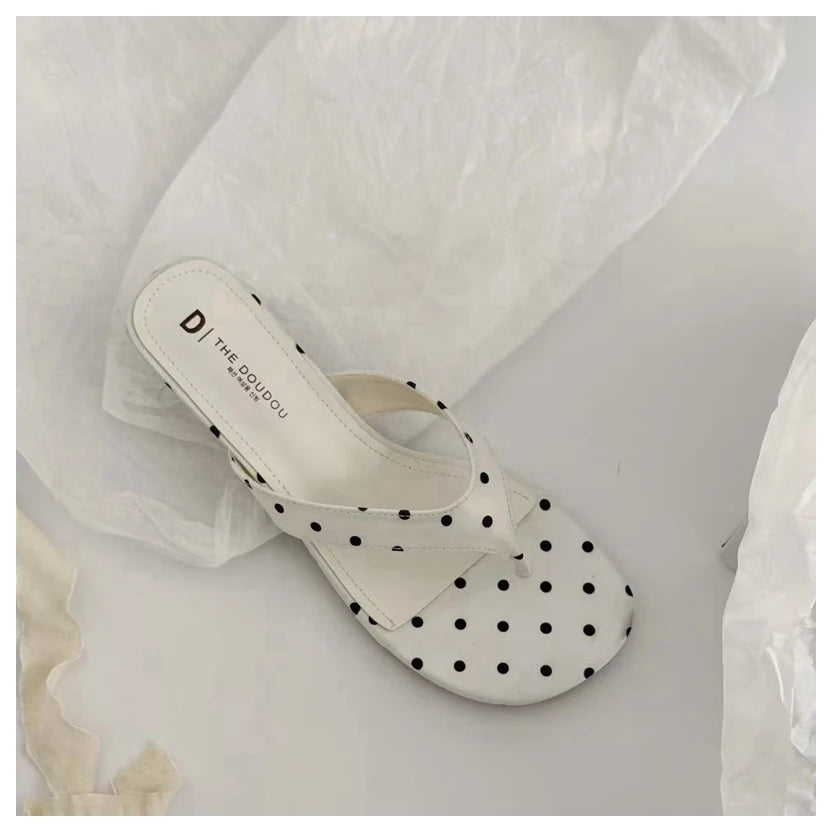EcoStep™ Elegant Heel Flip Flops – Women’s Summer Slip-On Sandals